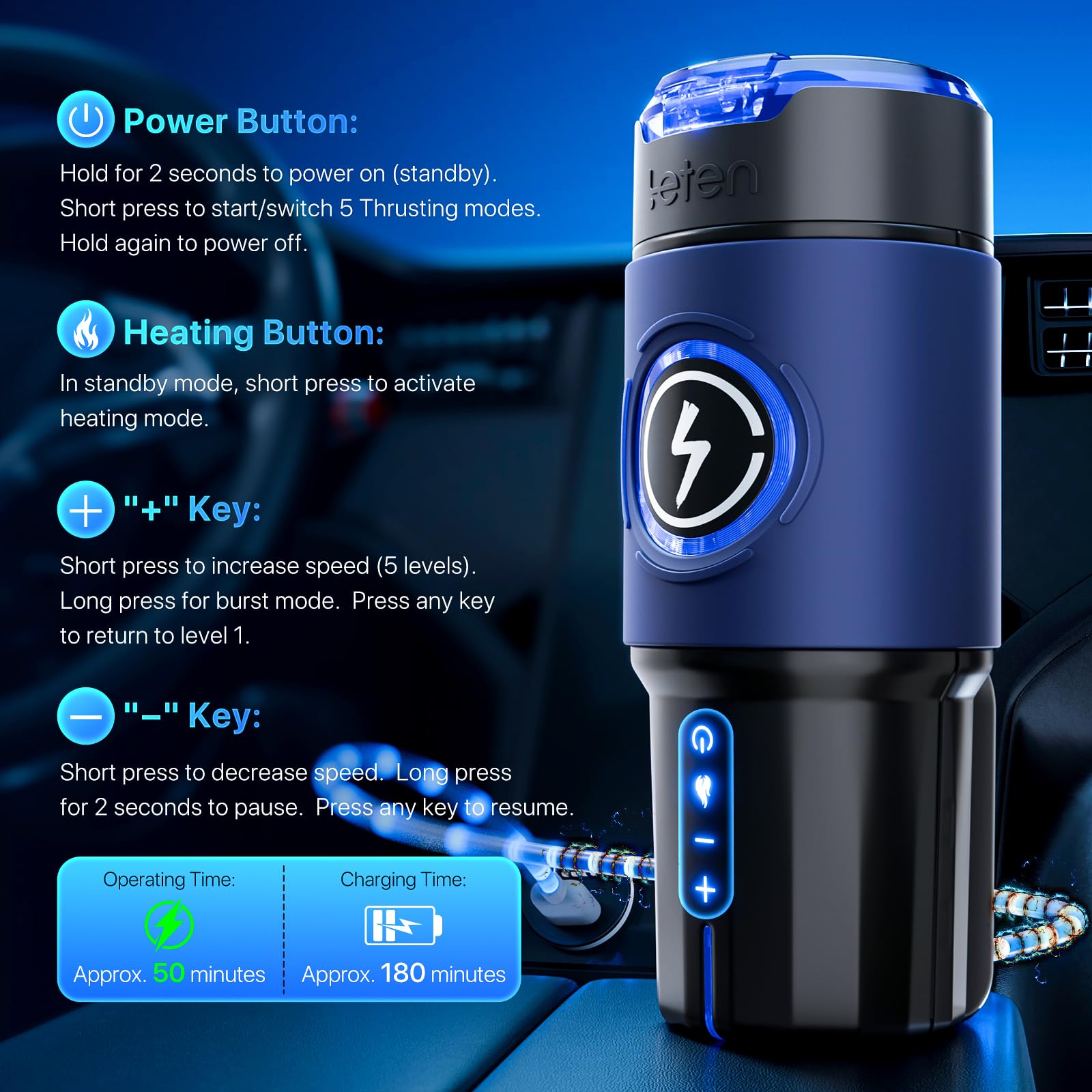 EINSEO Male Masturbator Sex Toys for Men - Thrusting Male Stroker with 360° Heating, 5-Speed Smooth Motion Blowjob Adult Men's Sex Toy, Silent Brushless Motor, Pocket Pussy Sleeve Erotic Massage Kits EINSEO Male Masturbator Sex Toys for Men - Thrusting Male Stroker with 360° Heating, 5-Speed Smooth Motion Blowjob Adult Men's Sex Toy, Silent Brushless Motor, Pocket Pussy Sleeve Erotic Massage Kits