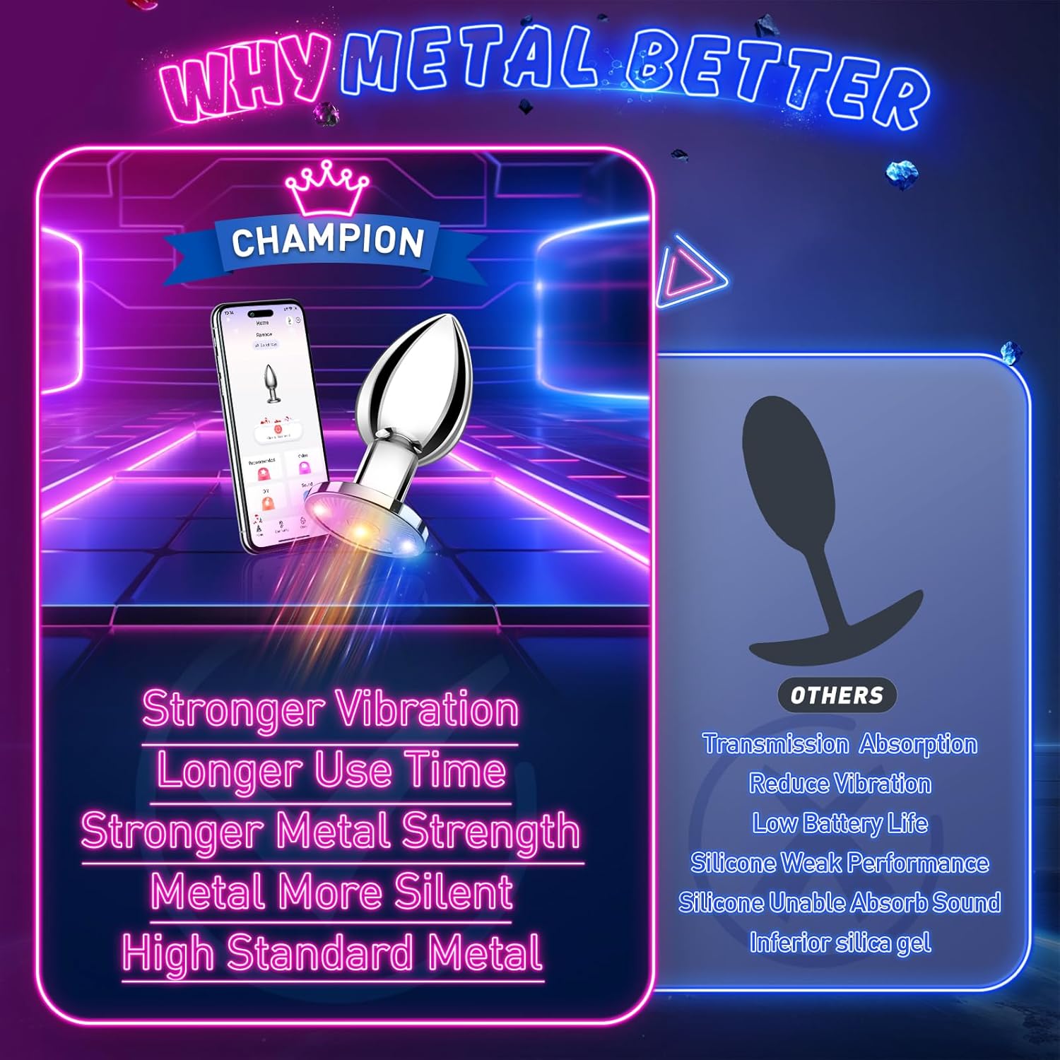 Unisex anal vibrator, with 10 vibration modes and app remote control. Unisex anal vibrator, with 10 vibration modes and app remote control.