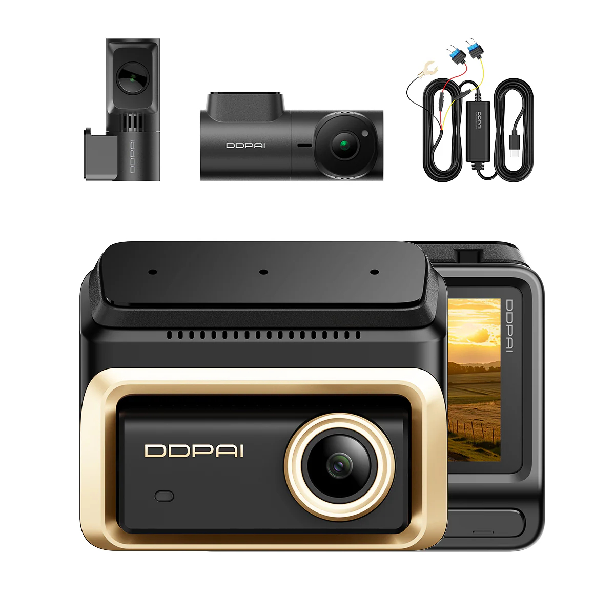 داش كام DDPAi Z90 Master كاميرا امامية 4K وخلفية 4K تدعم GPS+4G