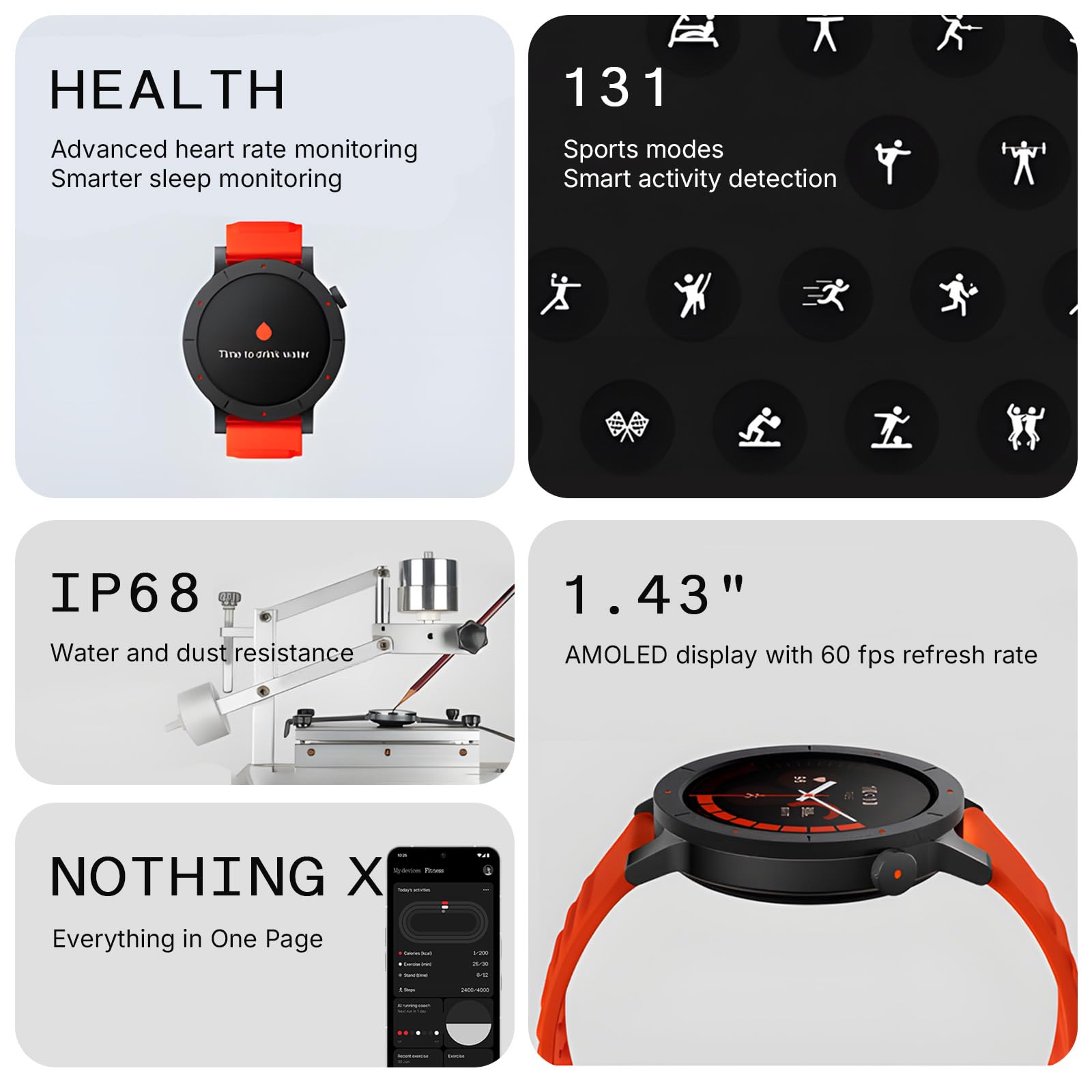 ساعة ذكية للجنسين CMF Watch 3 Pro ساعة ذكية للجنسين CMF Watch 3 Pro