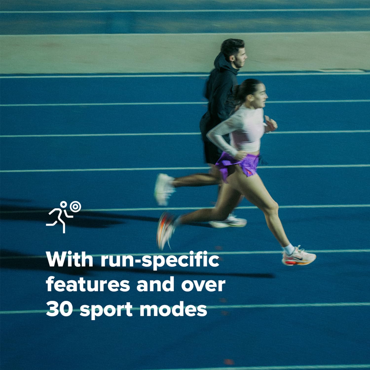 SUUNTO Run sports watch, 12-day battery life