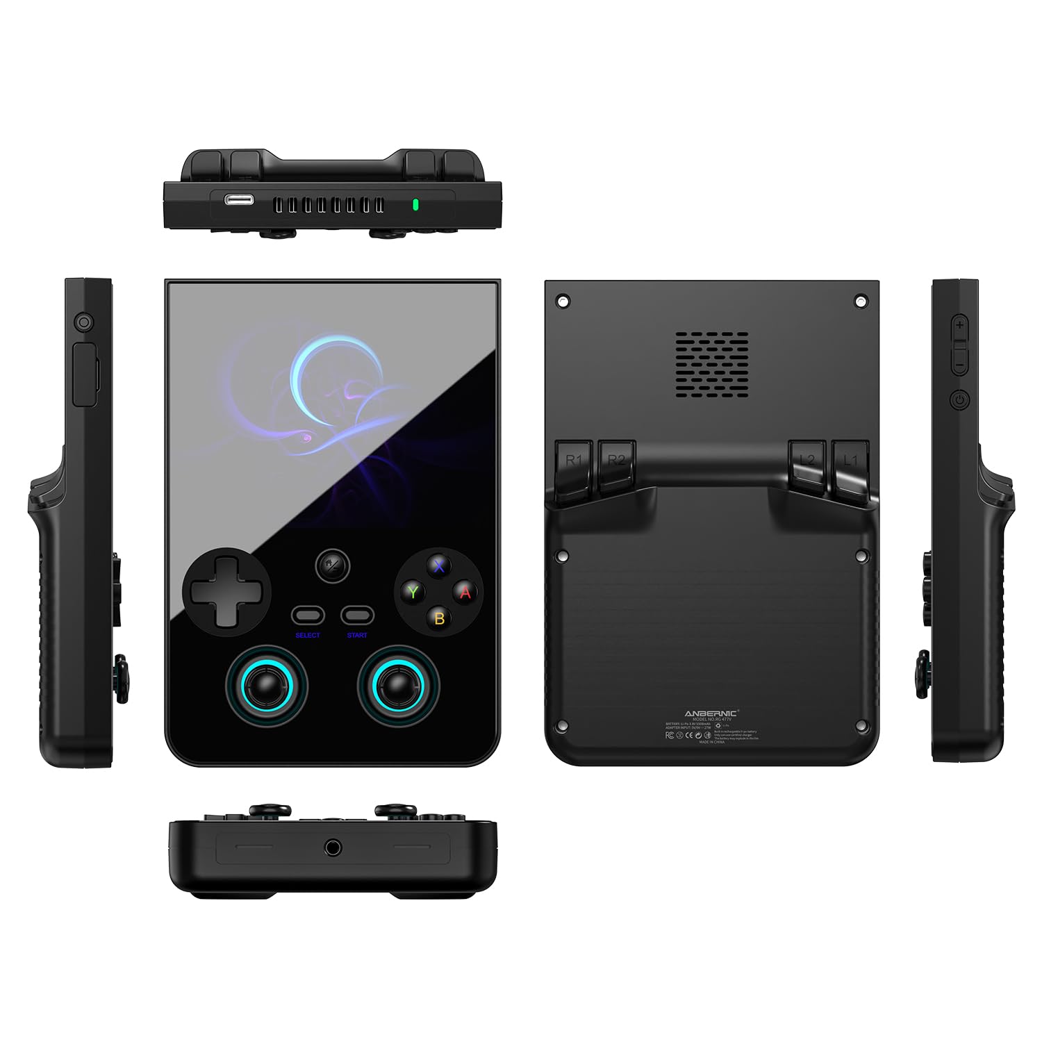 جهاز ألعاب محمول ANBERNIC RG477V بنظام أندرويد | معالج Dimensity 8300 الرائد | شاشة لمس عالية الدقة 4.7 بوصة | يدعم محاكاة PS2/3DS | عصا تحكم RGB | واي فاي 6E جهاز ألعاب محمول ANBERNIC RG477V بنظام أندرويد | معالج Dimensity 8300 الرائد | شاشة لمس عالية الدقة 4.7 بوصة | يدعم محاكاة PS2/3DS | عصا تحكم RGB | واي فاي 6E