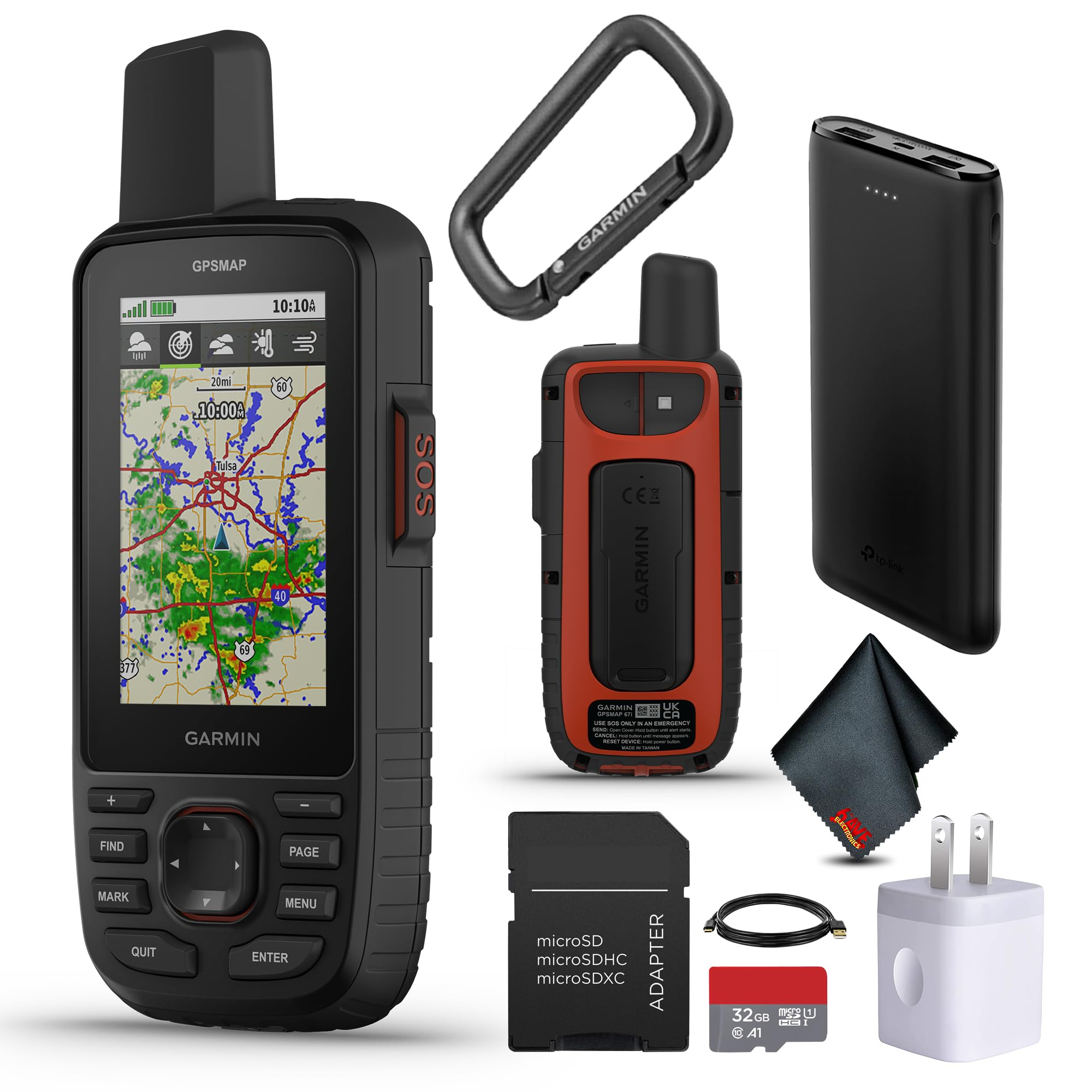 جهاز GPSMAP 67i المحمول المتين لتحديد المواقع جهاز GPSMAP 67i المحمول المتين لتحديد المواقع