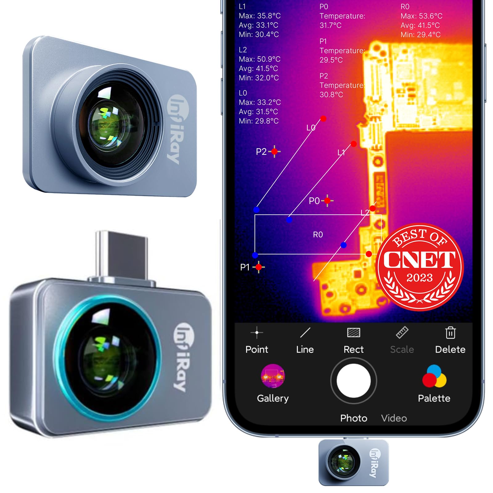InfiRay P2 Pro Thermal Imaging Camera InfiRay P2 Pro Thermal Imaging Camera