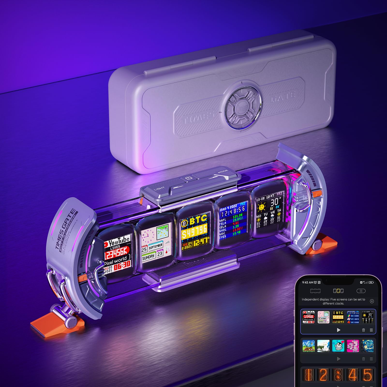 Divoom Cyberpunk Pixel Desktop Monitor