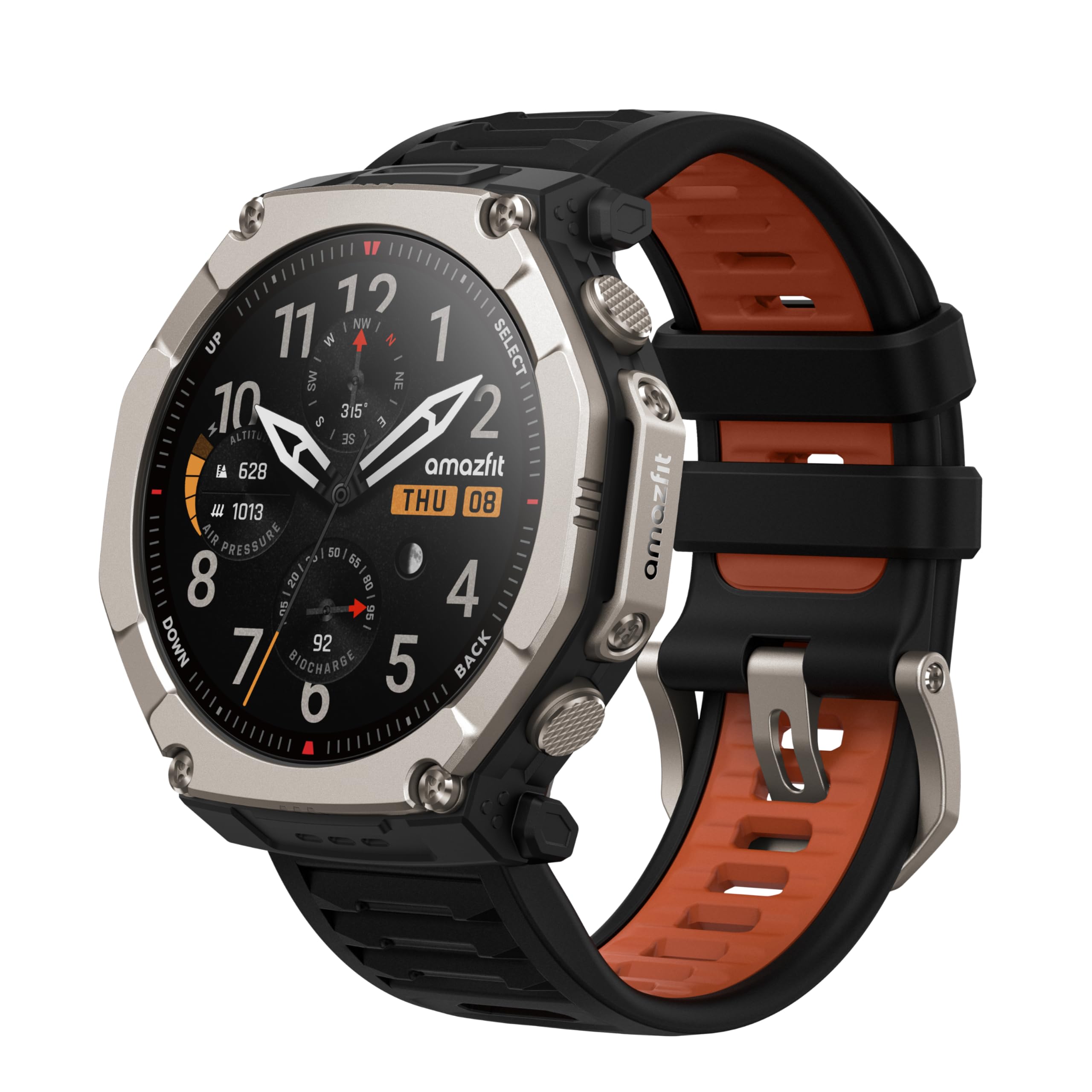 Amazfit T-Rex Ultra 2 Dual-Band GPS Outdoor Smartwatch,