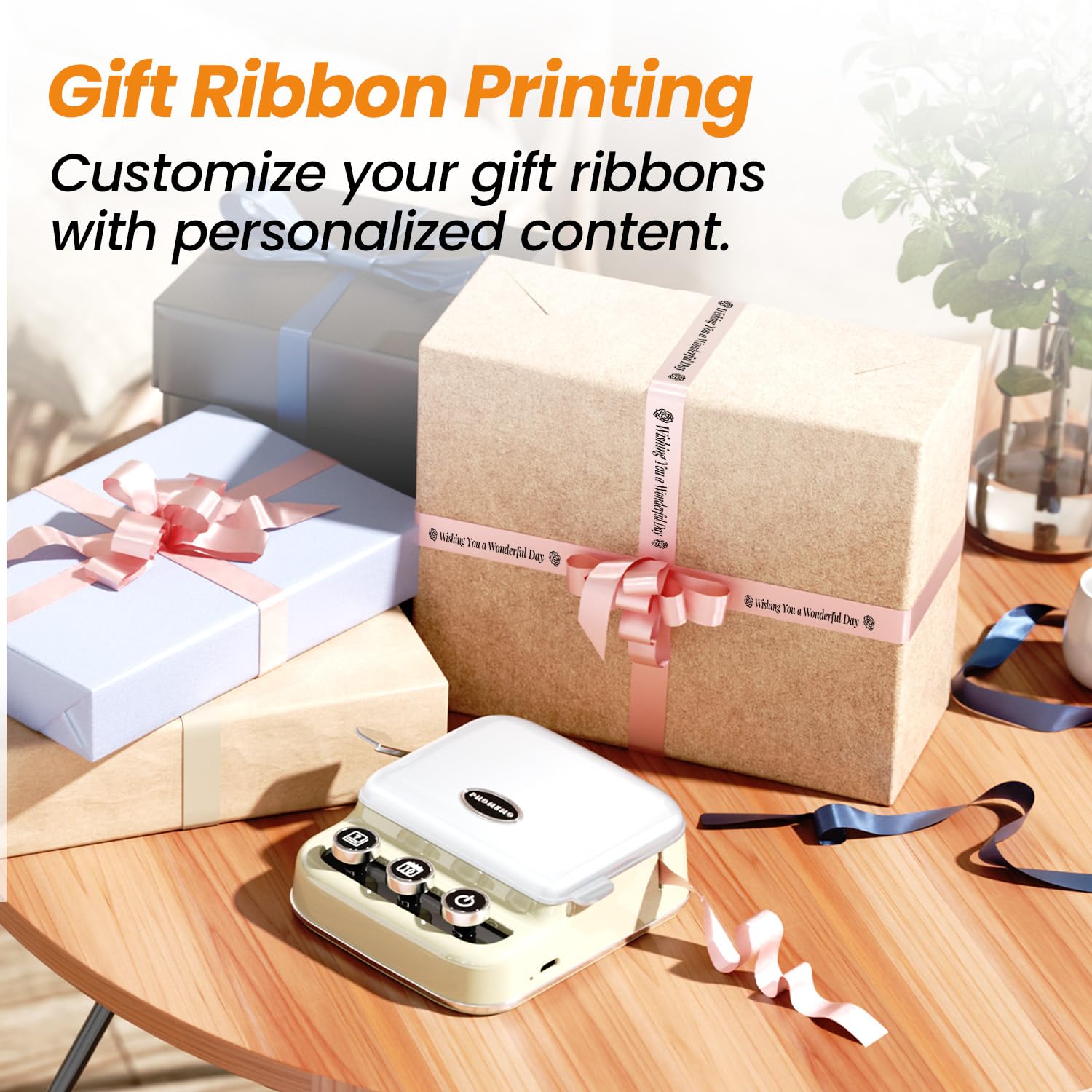 Phomemo P15 Ribbon Label Printer Phomemo P15 Ribbon Label Printer