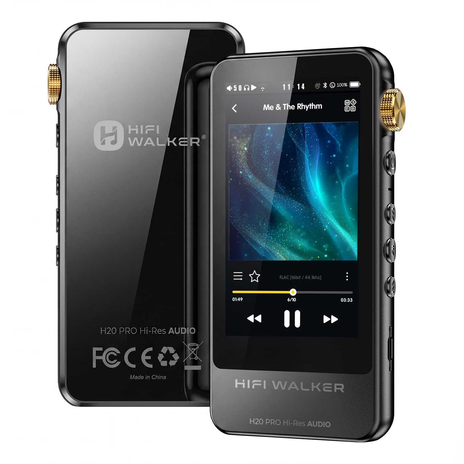 مشغل ملفات MP3 عالي الدقة ووكر H20 برو