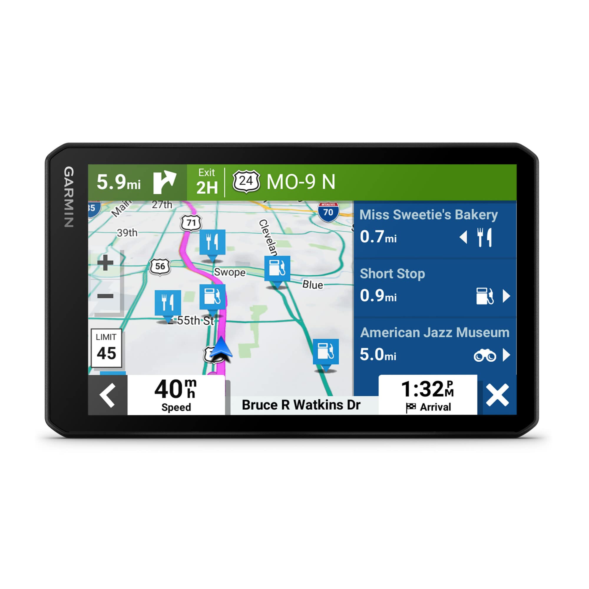 Garmin DriveSmart 76, 7-inch Car GPS Navigator with Bright, Crisp High-Resolution Maps and Garmin Voice Assist Garmin DriveSmart 76, 7-inch Car GPS Navigator with Bright, Crisp High-Resolution Maps and Garmin Voice Assist