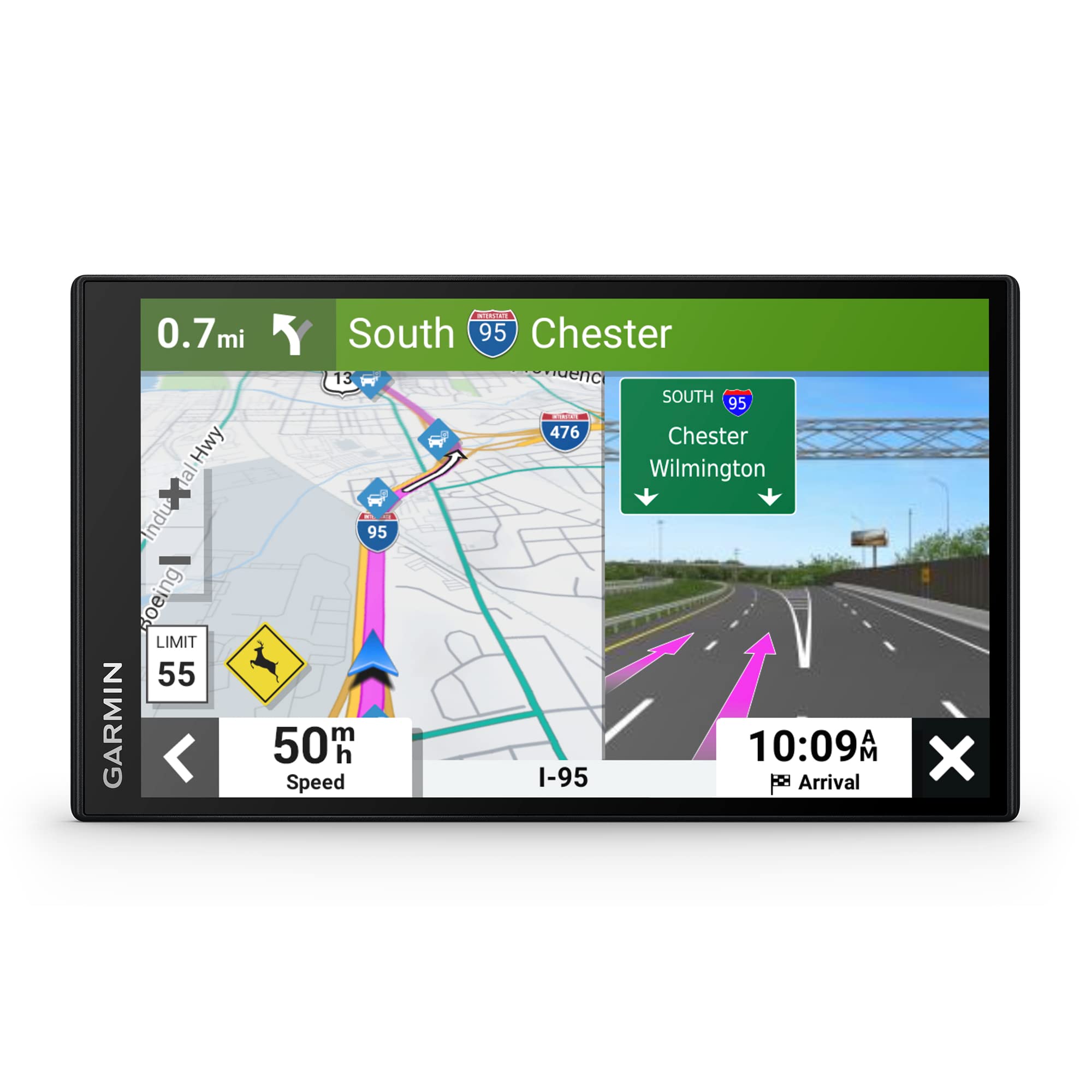 Garmin DriveSmart 76, 7-inch Car GPS Navigator with Bright, Crisp High-Resolution Maps and Garmin Voice Assist Garmin DriveSmart 76, 7-inch Car GPS Navigator with Bright, Crisp High-Resolution Maps and Garmin Voice Assist