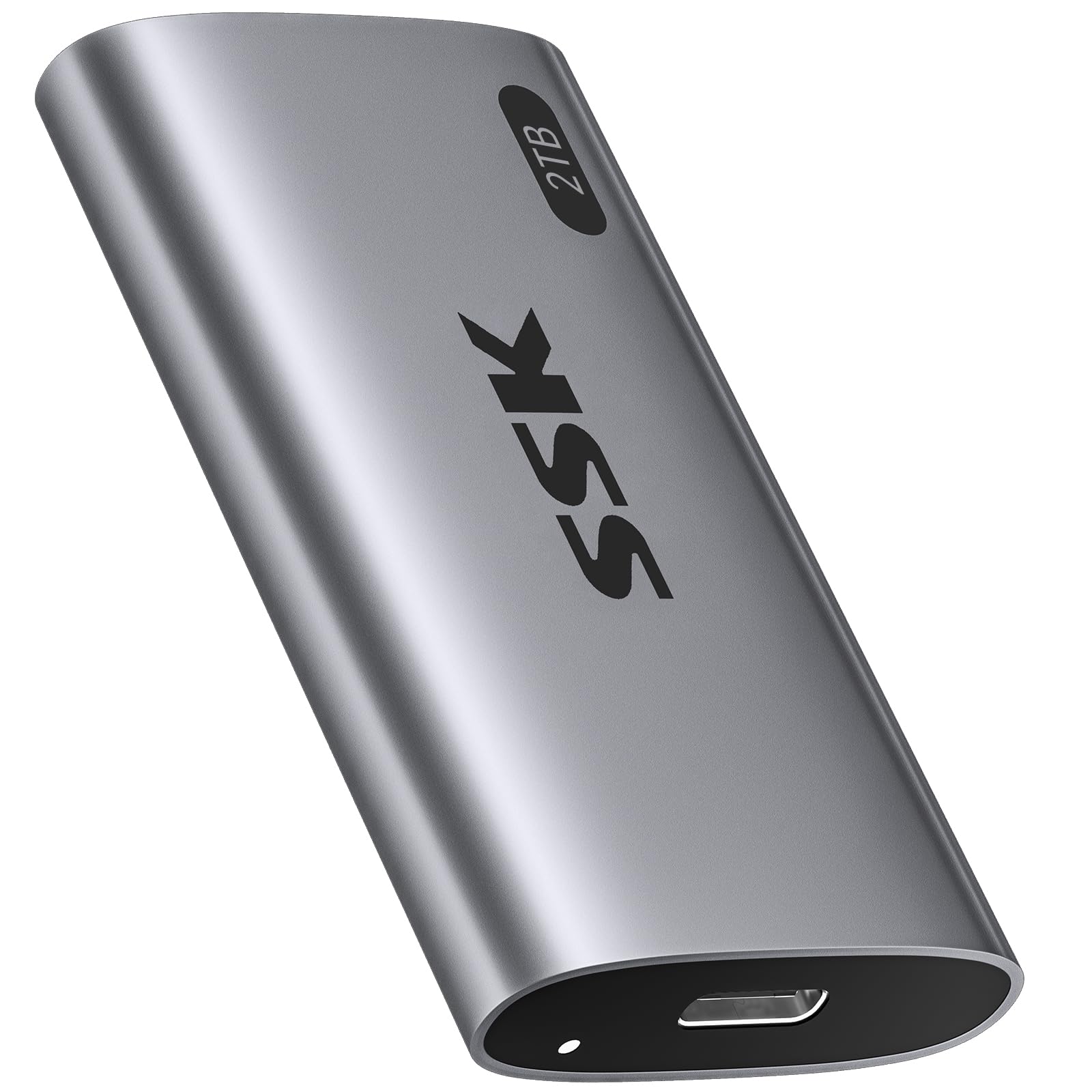 قرص صلب خارجي محمول من نوع SSD بسعة 2 تيرابايت من SSK